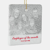 Angestellter der Monat WeihnachtsFotoverzierung Keramikornament (Rechts)