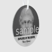 Angestellter der Monat WeihnachtsFotoverzierung Ornament (Vorderseite)