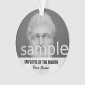 Angestellter der Monat WeihnachtsFotoverzierung Ornament (Vorderseite)