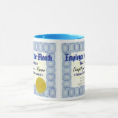 Angestellter der Monats-Zertifikat-Tasse Tasse (Zentrum)