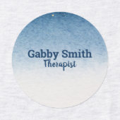 Angestellter des Gradienten Etiketten (Design 2)