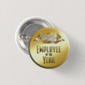 Angestellter des Jahres Button (Vorne & Hinten)