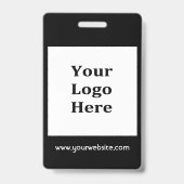 Angestellter des klassischen Schwarzen Fotos Ausweis (Rückseite)