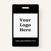 Angestellter des klassischen Schwarzen Fotos Ausweis (Rückseite)