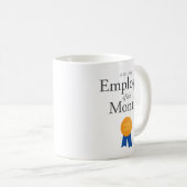 Angestellter des Monats auf Kaffee-Tasse Kaffeetasse (VorderseiteRechts)