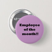 Angestellter des Monats Button (Vorne & Hinten)