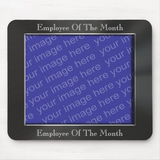 Angestellter des Monats-Foto-Rahmens Mousepad (Vorne)