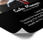 Angestellter des Monats Poster (Ecke)