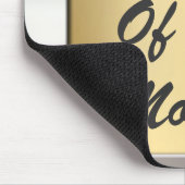 Angestellter des Monats! Silberner Rahmen Mousepad (Ecke)