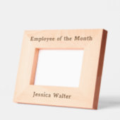 Angestellter des Monats Vollständiger Name Mitarbe Geätzte Rahmen (Links)