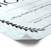 Angestellter des Monatszertifikats in Papierform Poster (Ecke)