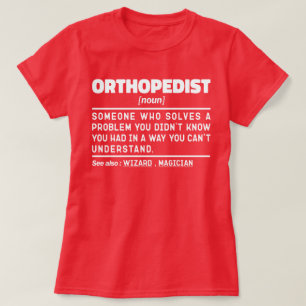 Angestellter des Orthopädisten Noun Chiropraktor T-Shirt