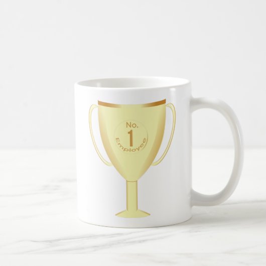 Angestellter Throphy der Nr. eine Kaffeetasse (Rechts)