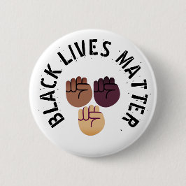 Angestiftete Faust - Materie für schwarze Leben Button