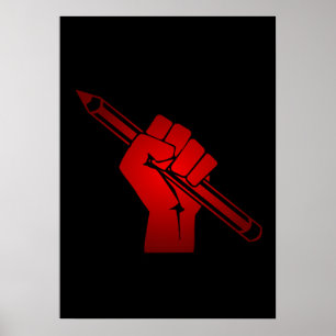Angestifteter Fauststift Poster