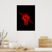 Angestifteter Fauststift Poster (Küche)