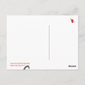 Angestifteter Fauststift Postkarte (Rückseite)