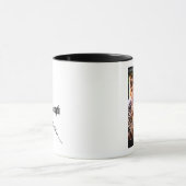 Angestochene Kaffee-Tasse Tasse (Zentrum)
