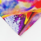 Angestrichene Abstrakte Frauen Fleecedecke (Ecke)