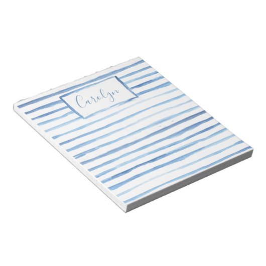 Angestrichene Streifen Anpassbare Notepad Notizblock (angewinkelt)