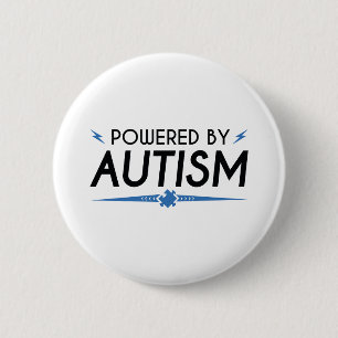 Angetrieben durch Autismus Button
