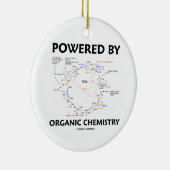 Angetrieben durch Bio Chemie (Krebs Zyklus) Keramik Ornament (Rechts)