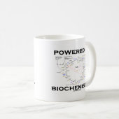 Angetrieben durch Biochemie (Krebs Zyklus) Kaffeetasse (VorderseiteRechts)