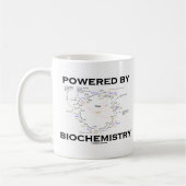 Angetrieben durch Biochemie (Krebs Zyklus) Kaffeetasse (Links)
