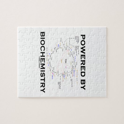 Angetrieben durch Biochemie (Krebs Zyklus) Puzzle (Horizontal)