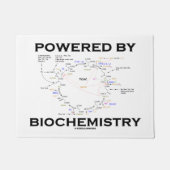 Angetrieben durch Biochemie Krebs Zyklusgeek-Spaß Fußmatte (Vorderseite)