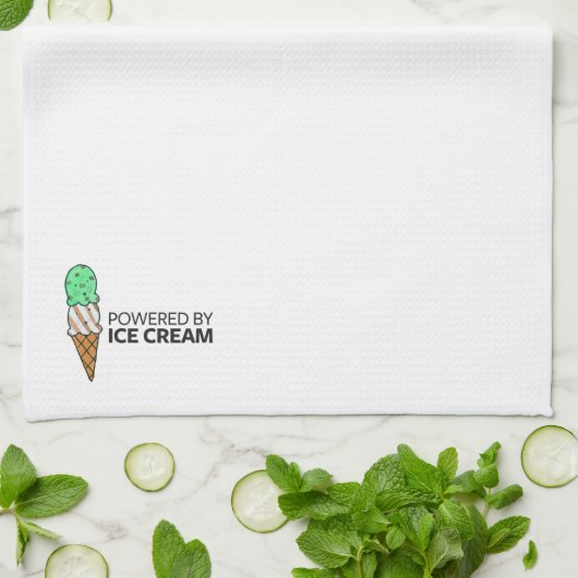 Angetrieben durch Eiscreme Handtuch (Gefaltet)