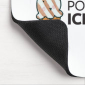 Angetrieben durch Eiscreme Mousepad (Ecke)