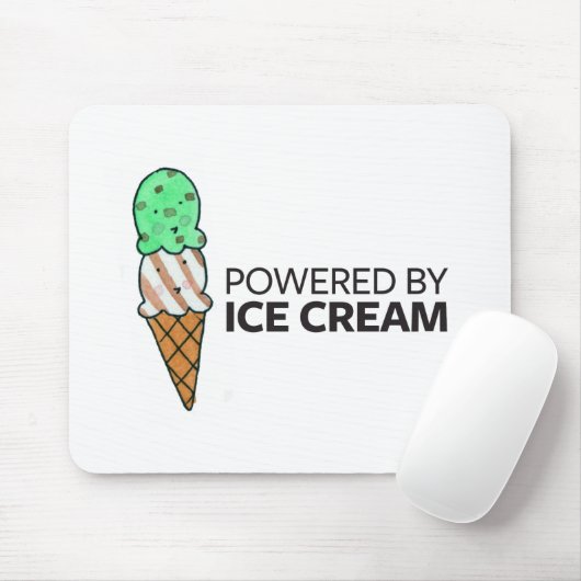 Angetrieben durch Eiscreme Mousepad (Mit Mouse)