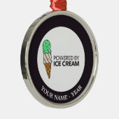 Angetrieben durch Eiscreme Ornament Aus Metall (Rechts)