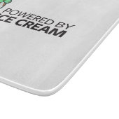 Angetrieben durch Eiscreme Schneidebrett (Ecke)