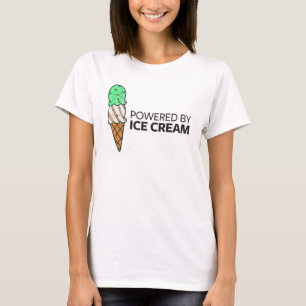 Angetrieben durch Eiscreme T-Shirt