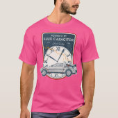 angetrieben durch Flux Capacitor. Hill Valley 1955 T-Shirt (Vorderseite)