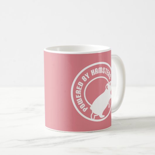 Angetrieben durch Hamster Kaffeetasse (VorderseiteRechts)
