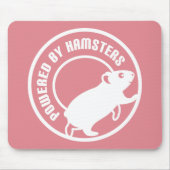 Angetrieben durch Hamster Mousepad (Vorne)