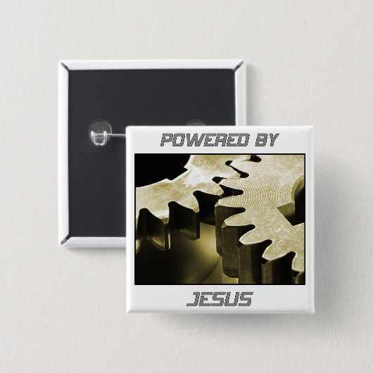 Angetrieben durch Jesus Button (Vorne & Hinten)