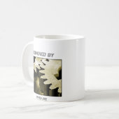 Angetrieben durch Jesus Kaffeetasse (Vorderseite Links)