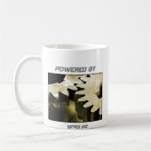 Angetrieben durch Jesus Kaffeetasse (Links)