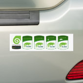 angetrieben durch opensuse Aufkleber Autoaufkleber (Auf Auto)