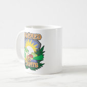 Angetrieben durch Pflanzen Kaffeetasse (Vorderseite Links)