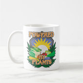 Angetrieben durch Pflanzen Kaffeetasse (Links)