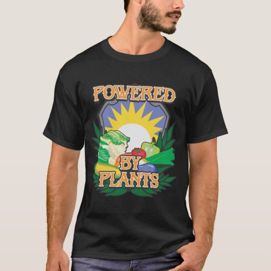 Angetrieben durch Pflanzen T-Shirt (Vorderseite)