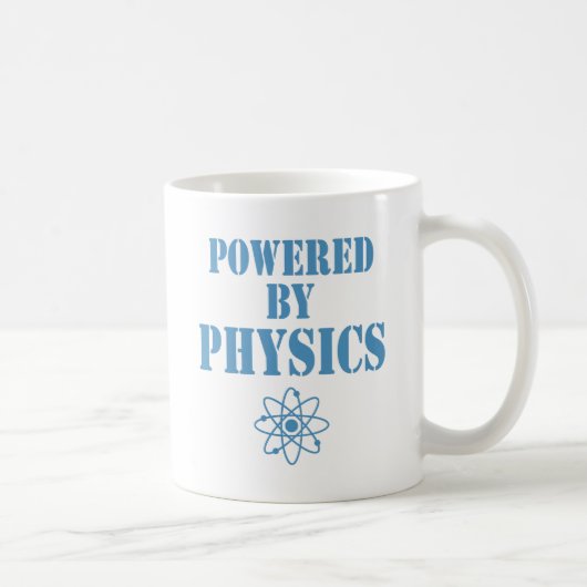 Angetrieben durch Physik Kaffeetasse (Rechts)