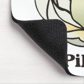 Angetrieben durch Pilates Lotus Mousepad (Ecke)