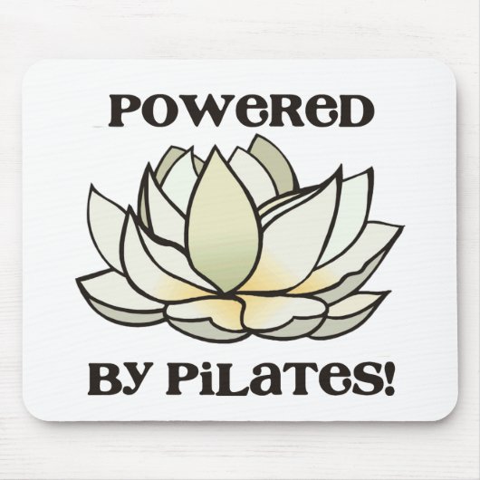 Angetrieben durch Pilates Lotus Mousepad (Vorne)