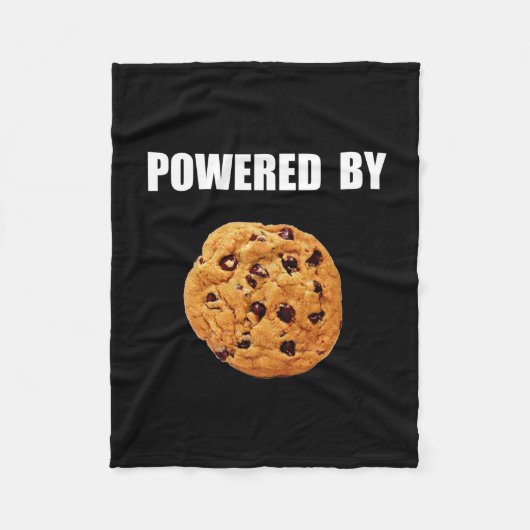 Angetrieben durch Plätzchen Fleecedecke (Vorderseite)